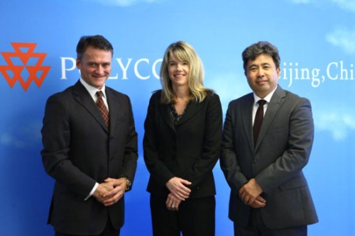 Polycom̫^(q)ձȺޅ^(q)Hansjoerg Wagner (һ)PolycomȫNۈ(zh)иTracey Newell()PolycomЇ^(q)(jng)(һ)